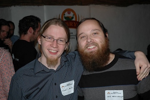 Fredrik Aleksander Martinsen og Arne Martin Aurlien som vant i spesialjuleøl og publikums favoritt Fredrik Aleksander Martinsen og Arne Martin Aurlien som vant i spesialjuleøl og publikums favoritt