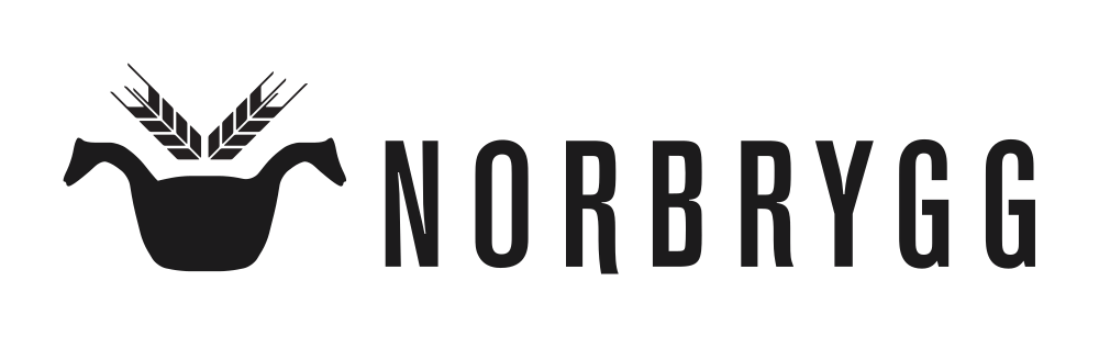 Norbrygg logo svart liggende